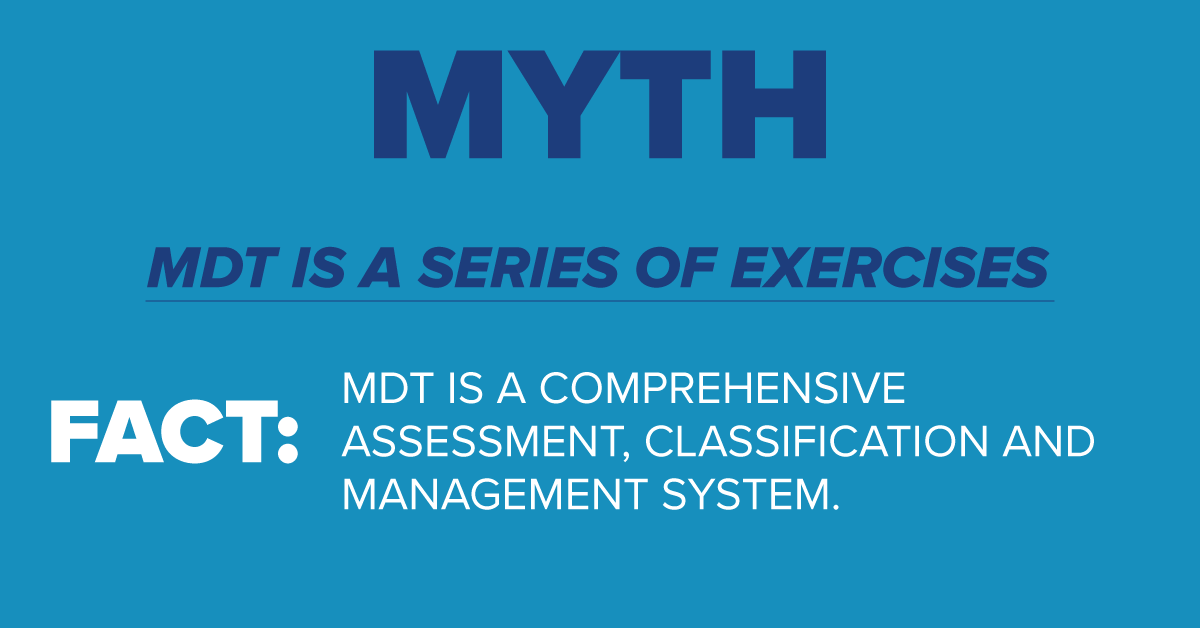 Common Misconceptions Of The McKenzie Method - Robin McKenzie Institute ...